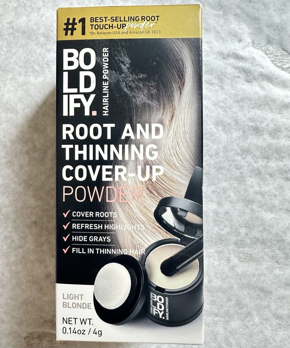 Boldify Root and Thinning Cover-Up Hairline Powder Light Blonde 0.14oz.